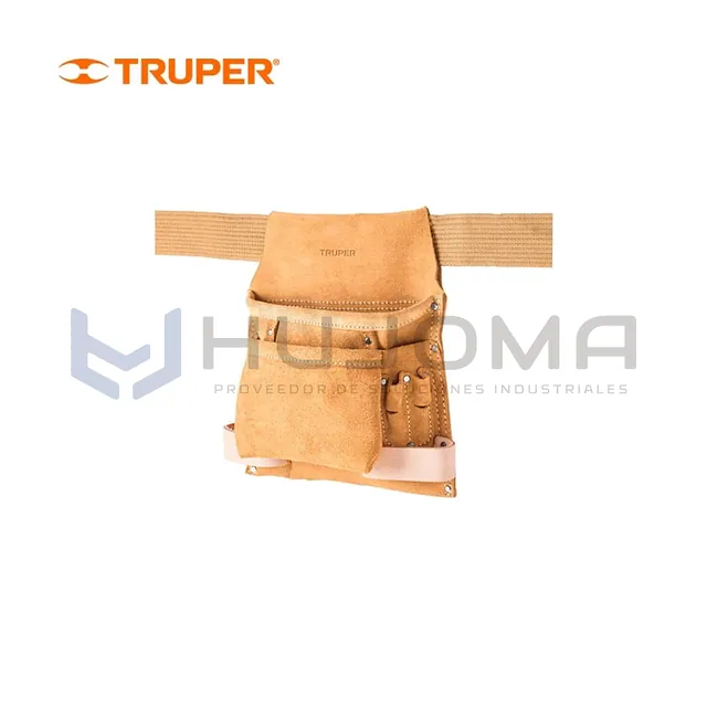 Porta herramientas de carnaza 10 compartimentos Truper 11533