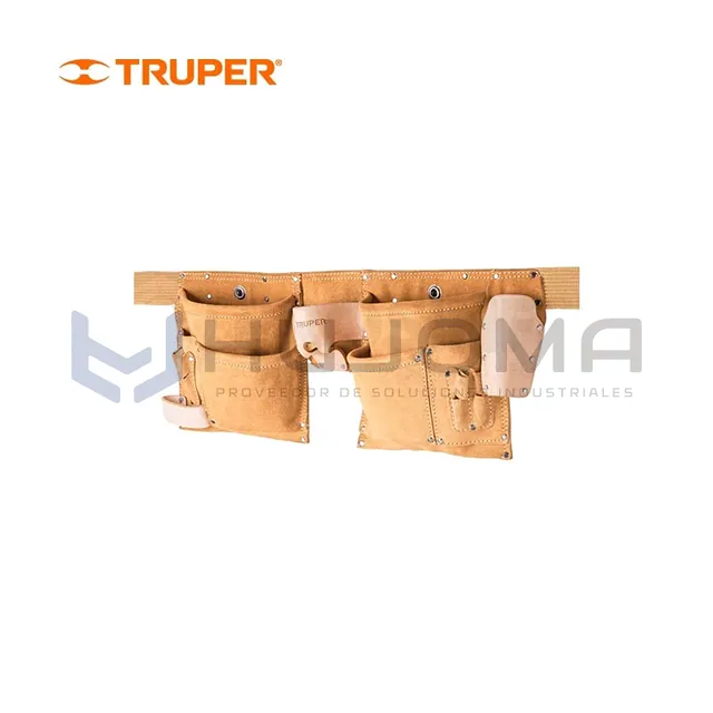 Porta herramientas de carnaza 13 compartimentos Truper 11537