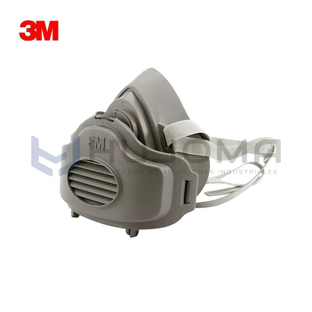 Respirador Media Cara 3M 3200 Snap-Fit Talla M/L
