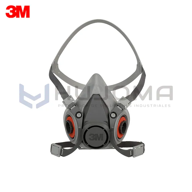Respirador Media Cara 3M 6200/07025 Talla M Serie 6000
