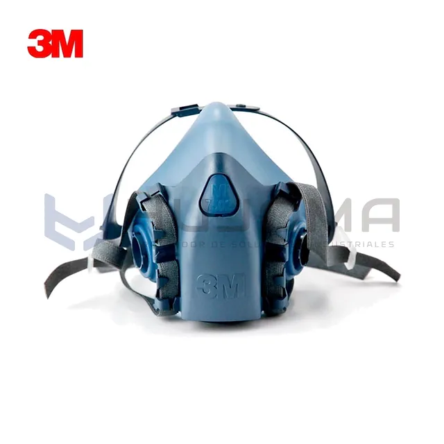 Respirador Media Cara de Silicona 3M 7502/37082 Talla M