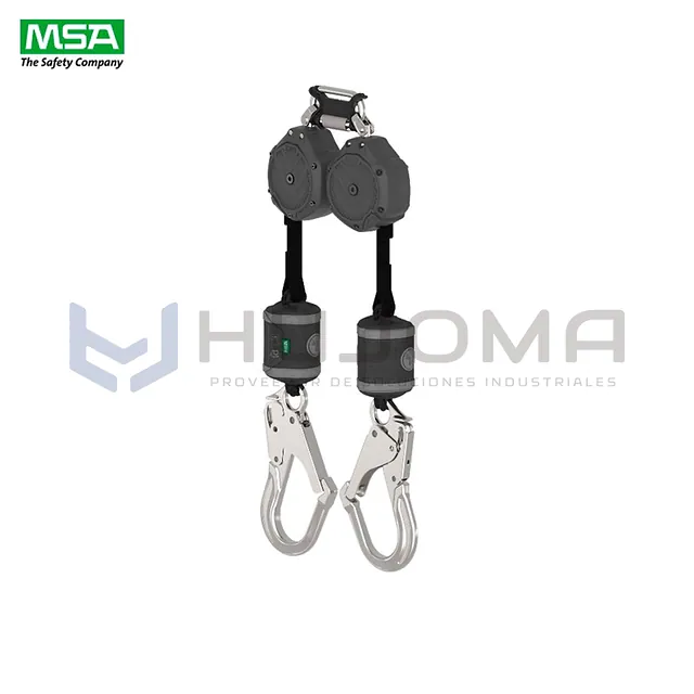 Retráctil Doble V-SHOCK PFL 1.80 Metros MSA (VSOHW-012-QA-A)