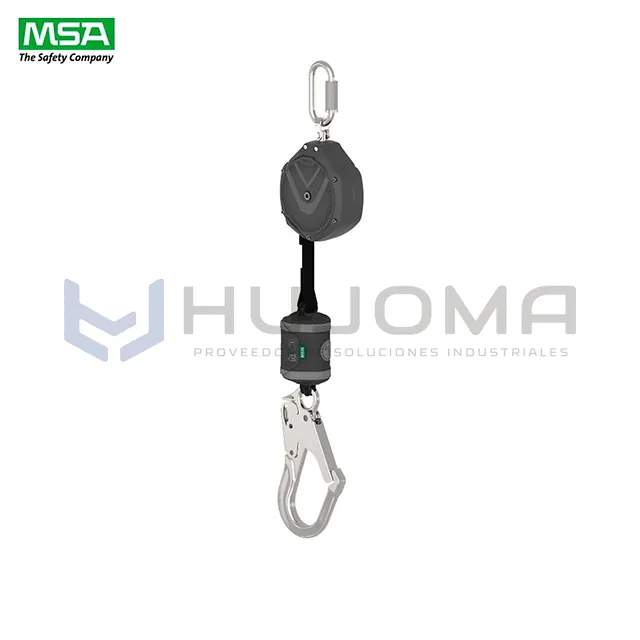 Retráctil V-SHOCK PFL 3 m Cinta Gancho Aluminio MSA VSOHW-031-NA-A