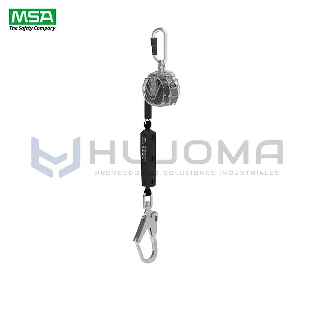 Retráctil V-TEC PFL 3 m Cable Gancho Grande MSA VTOHG-031-DM-A