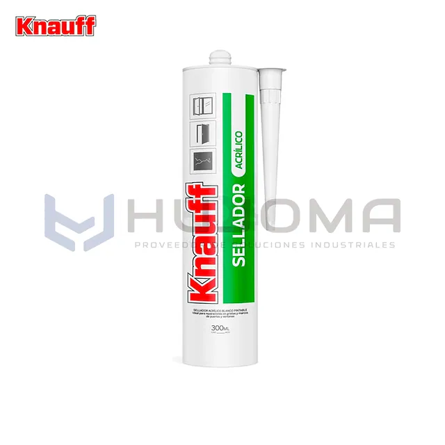 Sellador Acrílico Blanco 300 ml Knauff