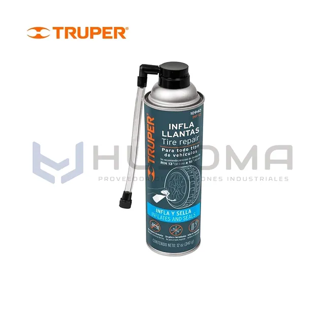 Sellador de Neumáticos Inflallantas 12 oz (340 g) Truper 10940