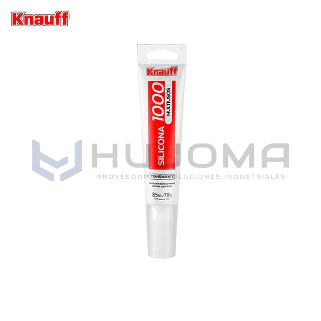Silicona Multiusos 1000 Transparente 85ml Knauff