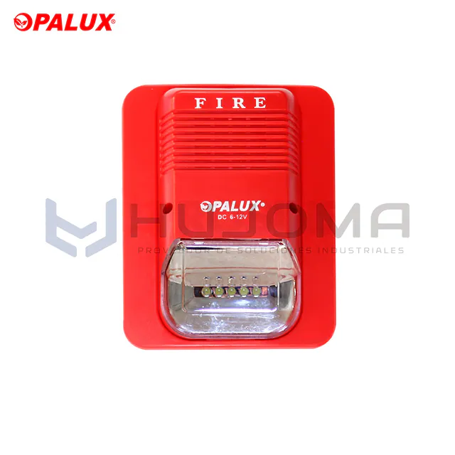 Sirena con Strobo Flash 6-24 V DC Opalux GL-15