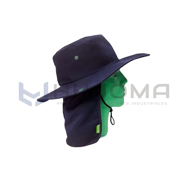 Sombrero Safari con Tapasol Azul