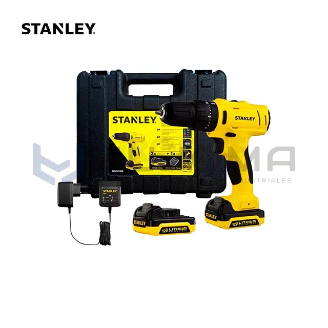 Taladro Percutor Inalámbrico 12V Stanley SCH121S2K-B2