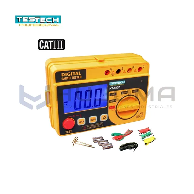Telurómetro Digital KT-480D Testech