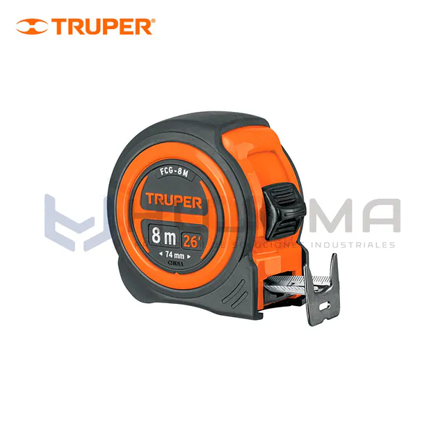 Wincha Compacta 8 m Truper 12774