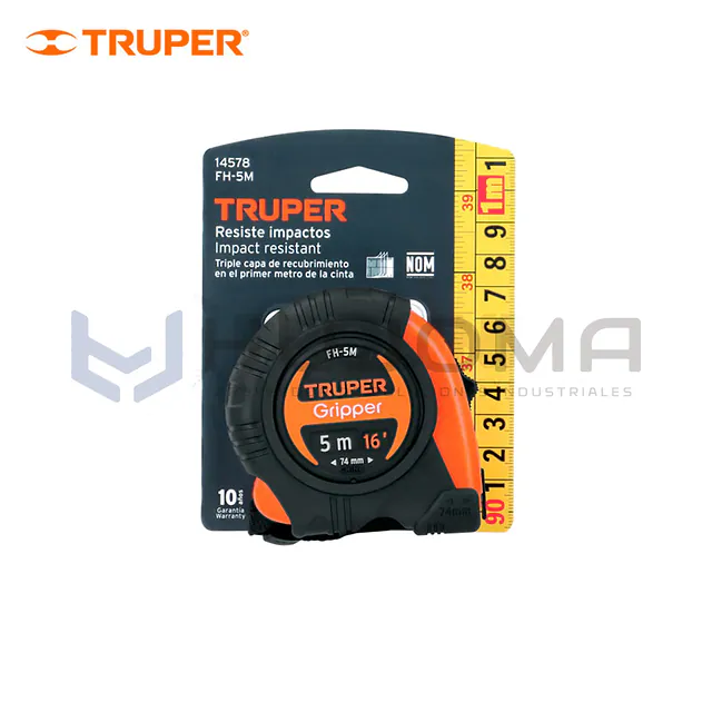 Wincha Gripper 5 m Truper 14578