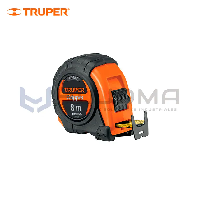 Wincha Gripper Graduación Métrica 8 m Truper 15389