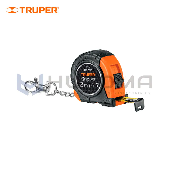 Wincha Gripper Tipo Llavero 2 m Truper 14602