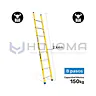 Escalera Arrimo de Fibra de Vidrio 8 Pasos FA150-8IA American Bull 2