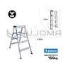 Escalera Banqueta Doble Acceso 4 Pasos (ABD150-4IA) American Bull 2