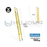 Escalera Telescópica de Fibra 24 Pasos (FTT102-24II) American Bull 2
