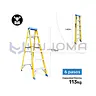 Escalera Tijera de Fibra 6 Pasos (FTS113-6I) American Bull 2