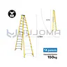 Escalera Tijera Doble de Fibra 14 Pasos (FTD150-14IA) American Bull 2