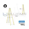 Escalera Tijera Doble de Fibra 16 Pasos (FTD150-16IA) American Bull 2