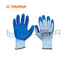 Guantes de poliéster palma de látex talla CH Truper GU-411 (15265) 1