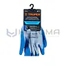 Guantes de poliéster palma de látex talla G Truper GU-413 (15267) 2