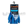 Guantes de poliéster palma de látex talla M Truper GU-412 (15266) 2