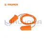 Tapón auditivo desechable con cordón 30 dB NRR Truper 14223 1